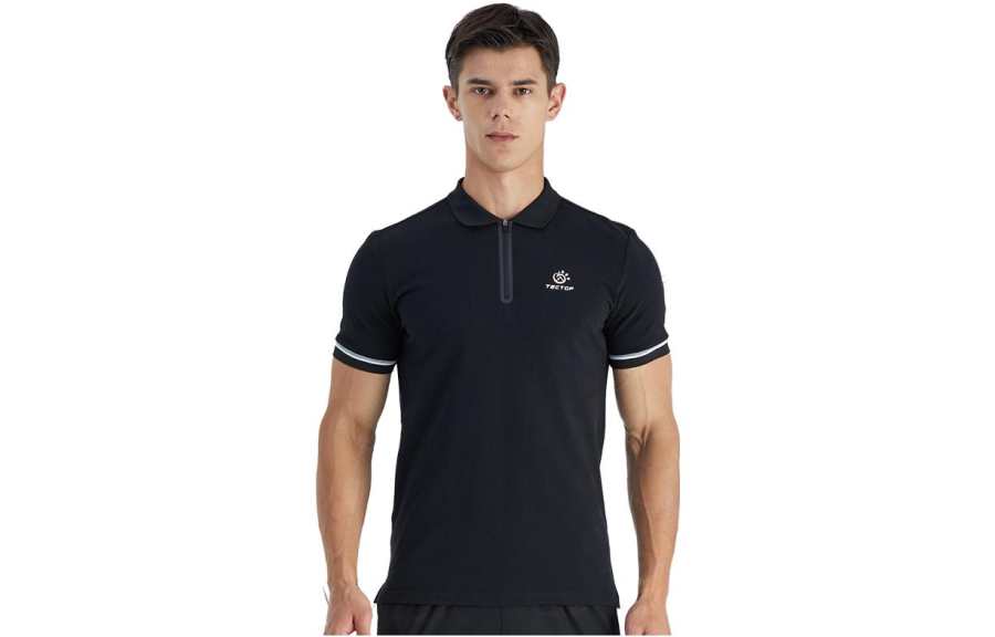 Tectop Polo Shirts Men's Polo Collar Moderate Straight Fit