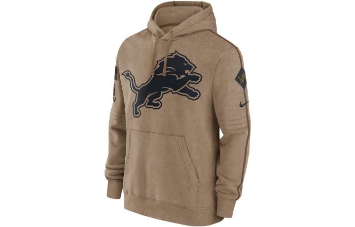 Nike Nike Detroit Lions Salute To Service Club Sweatshirt Men's Khaki