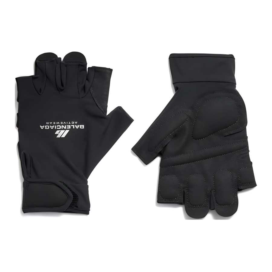 Balenciaga Polyamide, Elastane Knit Gloves Unisex Black