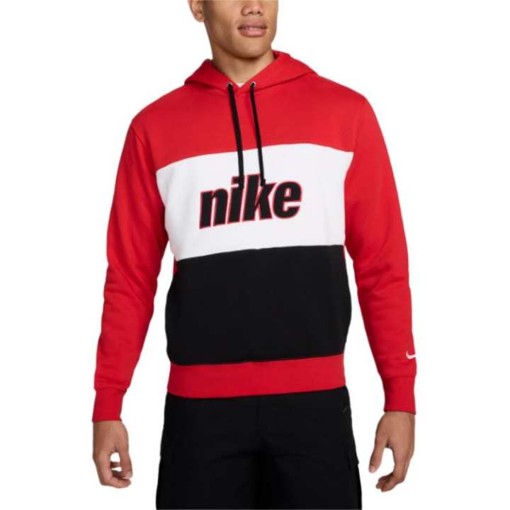Nike Nike Sweatshirts Men's Red Hooded Moderate Regular