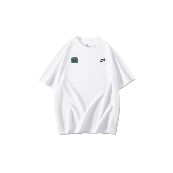 Nike Nike T Shirts Men's White Crew Neck Moderate Straight Fit