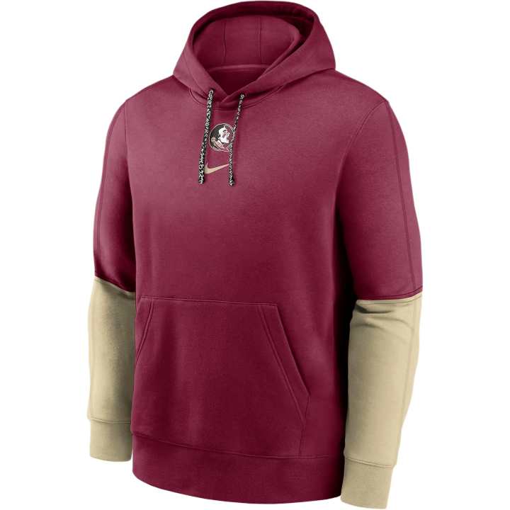 Nike Nike Florida State Seminoles Sideline Team Issue Club Men's Nike College Pullover Hoodie