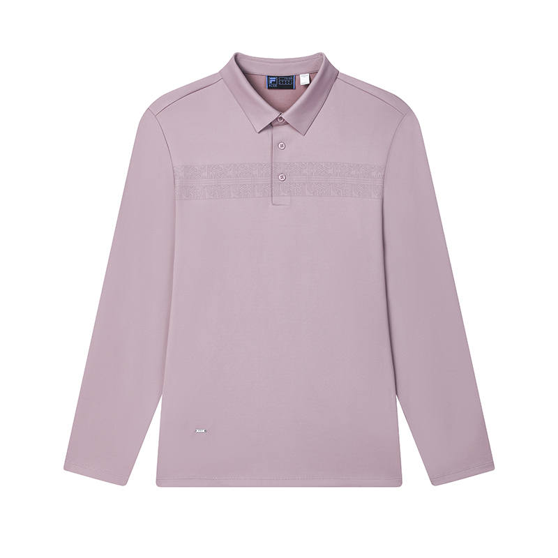 FILA Polo Shirt Men's Berry Pink