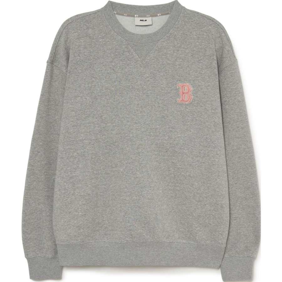 MLB MLB Boston Red Sox Sweatshirts Unisex Gray Crew Neck Moderate Other