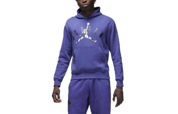 Jordan Jordan Sweatshirts Men's Purple Hooded Moderate Regular