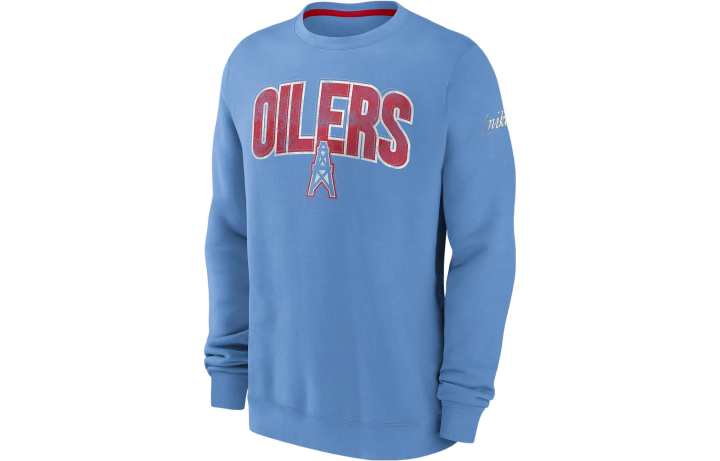 Nike Nike Sweatshirts Men's Blue Crew Neck Moderate Regular