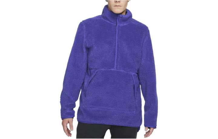 Nike Nike Sweatshirts Men's Purple Stand Collar Moderate Regular