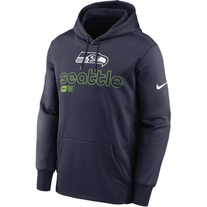 Nike Nike Seattle Seahawks Men's Nike Therma Nfl Pullover Hoodie
