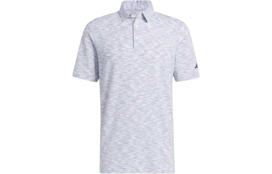 Adidas Adidas Polo Shirts Men's Gray Polo Collar Moderate Straight Fit