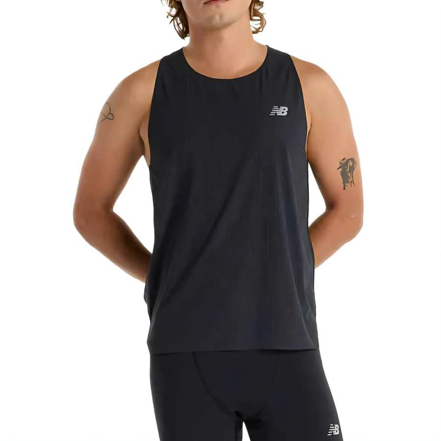 New Balance New Balance Race Day Tank Top Men's Black