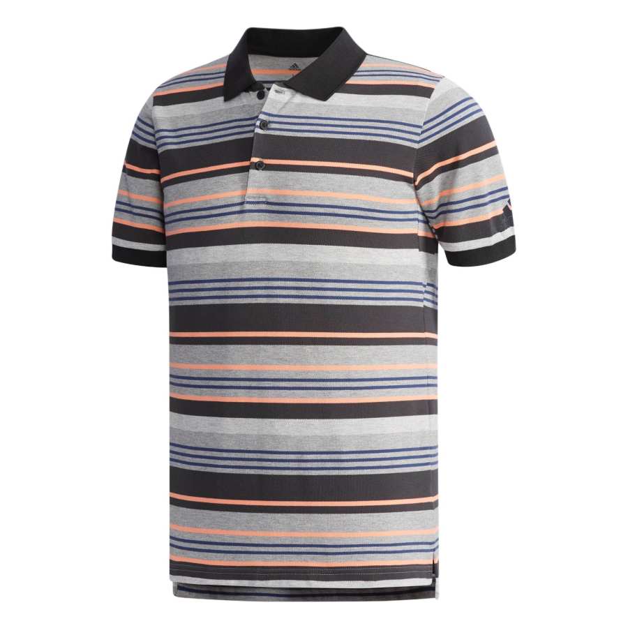 Adidas Adidas Polo Shirts Men's Gray Polo Collar Moderate