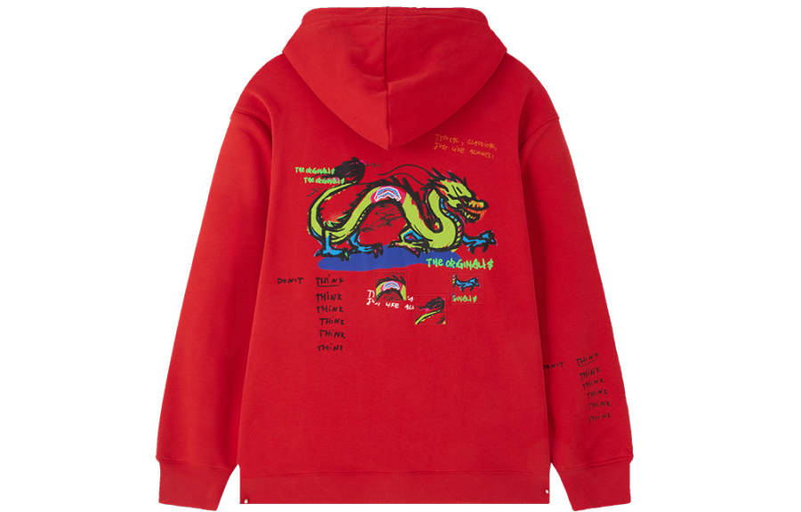 SPRAYGROUND Sweatshirts Unisex Red Hooded Moderate Cardigan