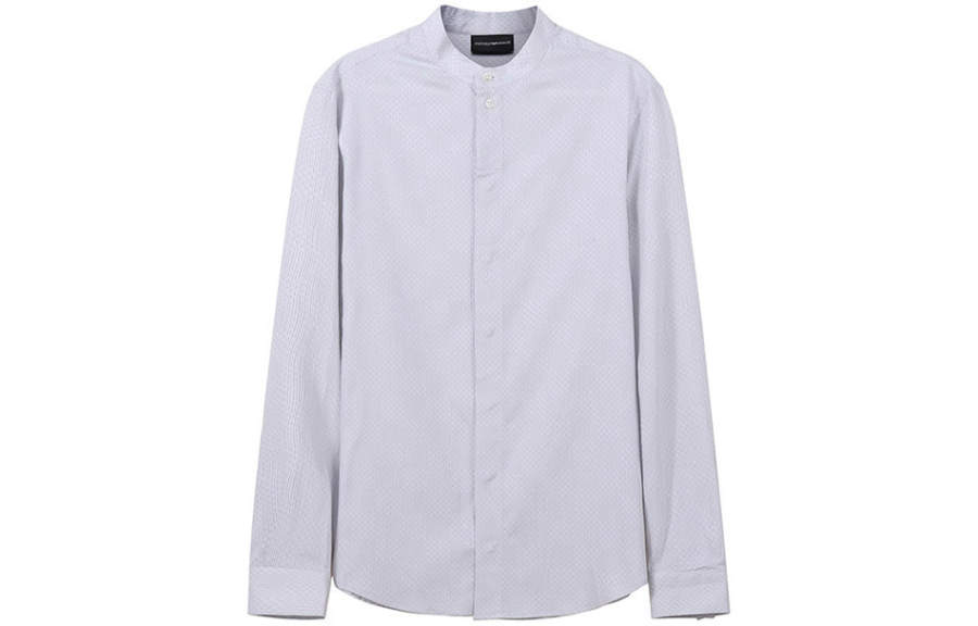 EMPORIO ARMANI FW22 Shirt Men's Light Gray