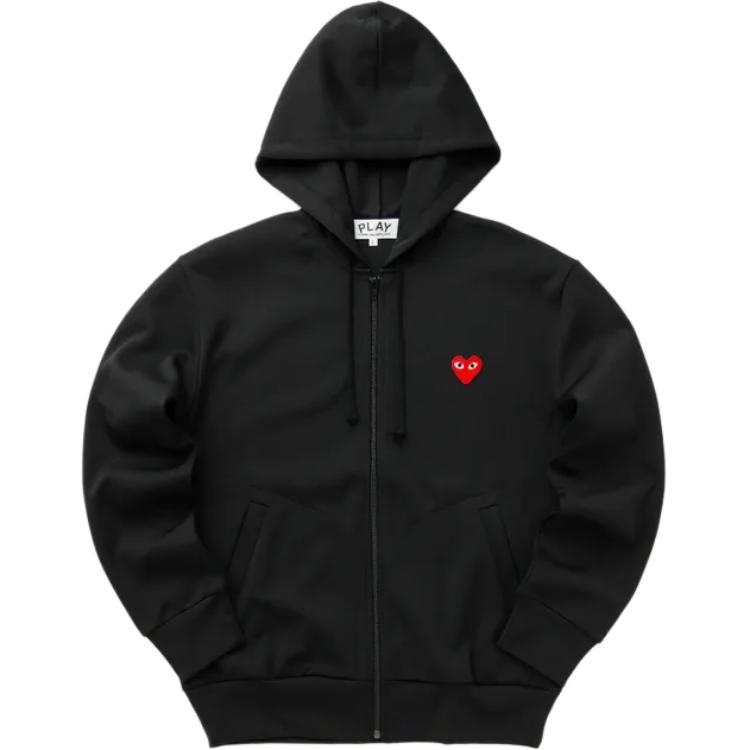 CDG Play CDG Play Sweatshirt Jacket Men's Black