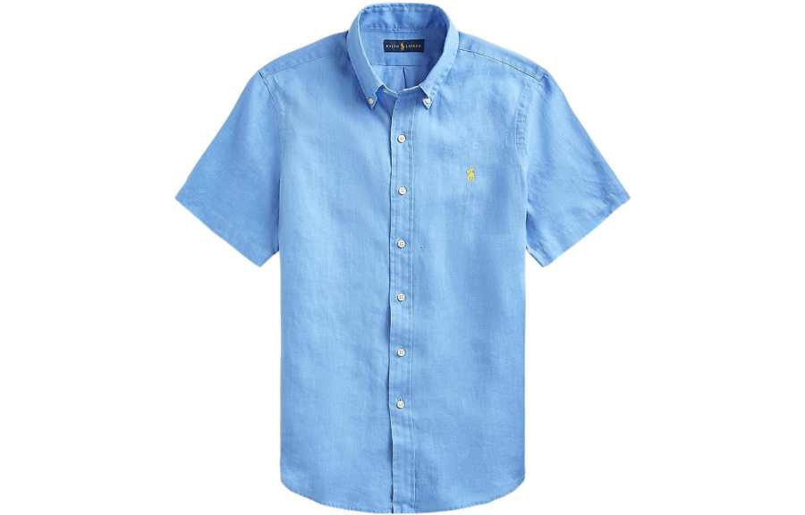 Polo Ralph Lauren Shirt Classic Version Men's Bright Blue