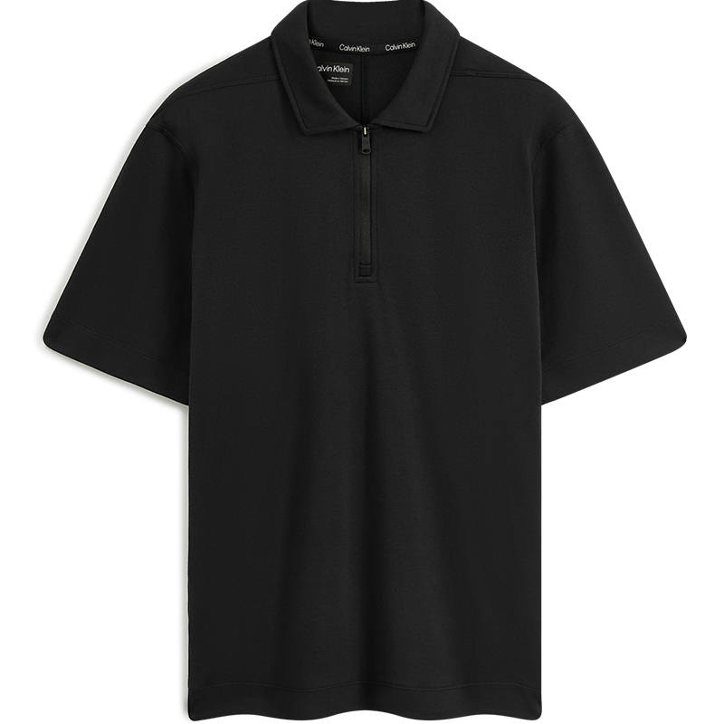 CALVIN KLEIN Polo Shirt Men's Space Black