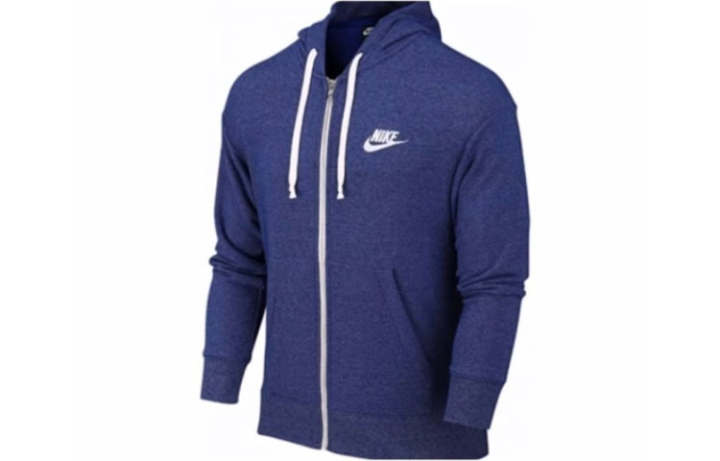 Nike Nike Sweatshirts Men's Blue Hooded Moderate Regular