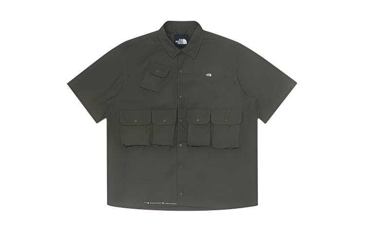 THE NORTH FACE Shirt Men's Gray Brown Green