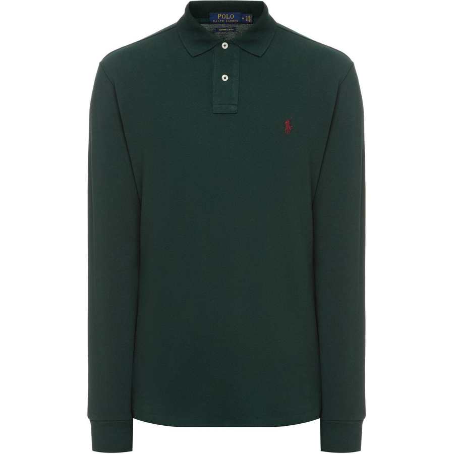 Polo Ralph Lauren SS23 Polo Shirt Custom Slim Fit Men's Green