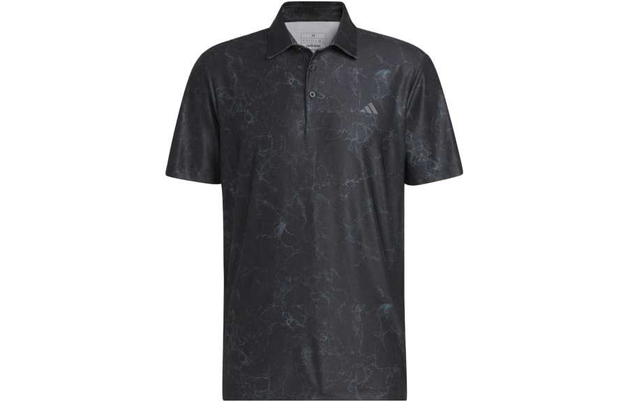 Adidas Adidas Ultimate365 Polo Shirts Men's Black Polo Collar Moderate Straight Fit