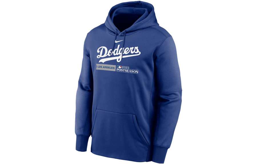 Nike Nike Los Angeles Dodgers 2025 Postseason Authentic Collection Women's Nike Mlb Pullover Hoodie