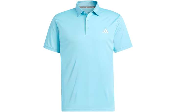 Adidas Adidas Polo Shirts Men's Light Blue Polo Collar Thin Straight Fit