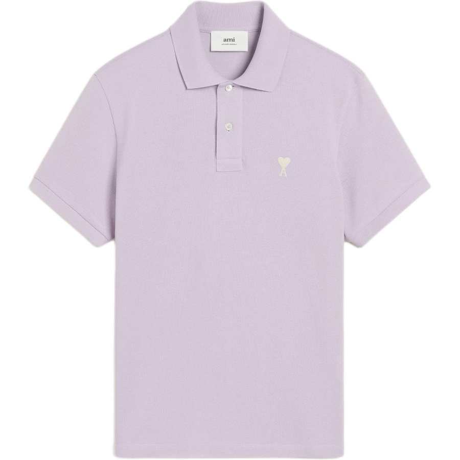 AMIPARIS Ami Paris Ami De Coeur Logo Embroidered Polo Shirt