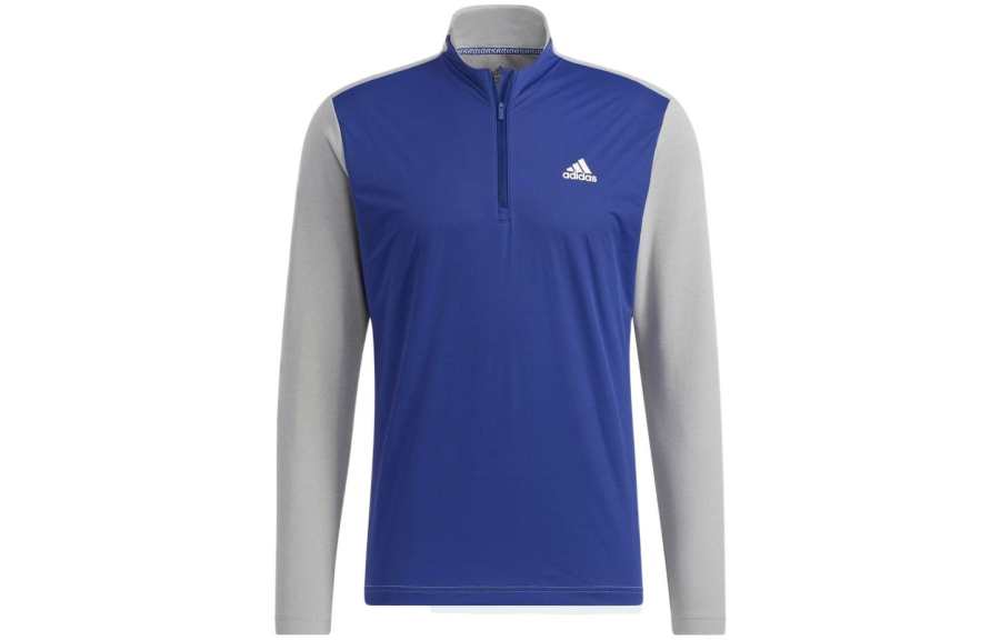Adidas Adidas Shirts Men's Blue Stand Collar Moderate Other