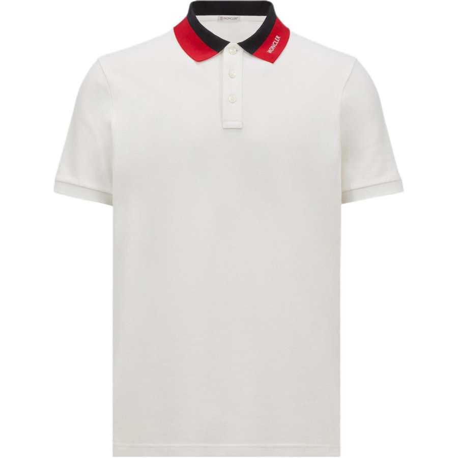 Moncler Embroidered Logo Piquet Polo Shirt