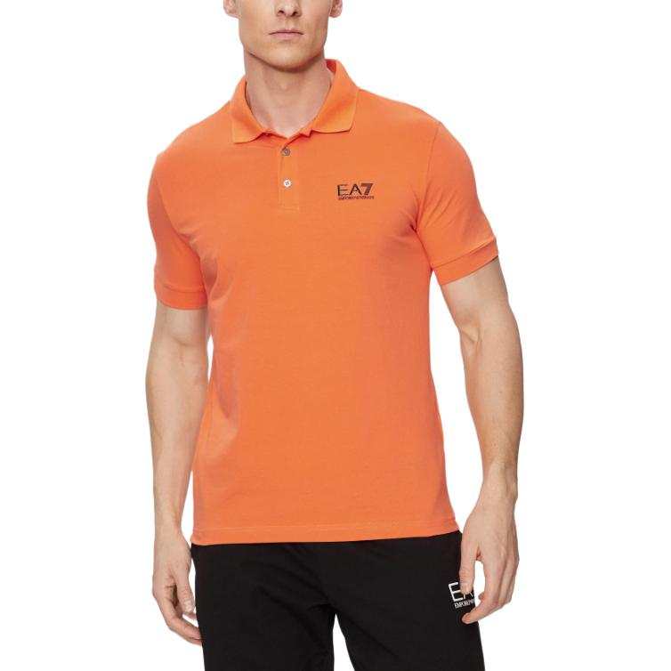 EMPORIO ARMANI EA7 Polo Shirt Men's Orange