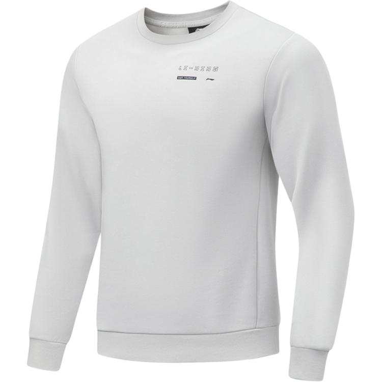 Li-Ning Li Ning Fitness Series Sweatshirt Men's Stone Gray