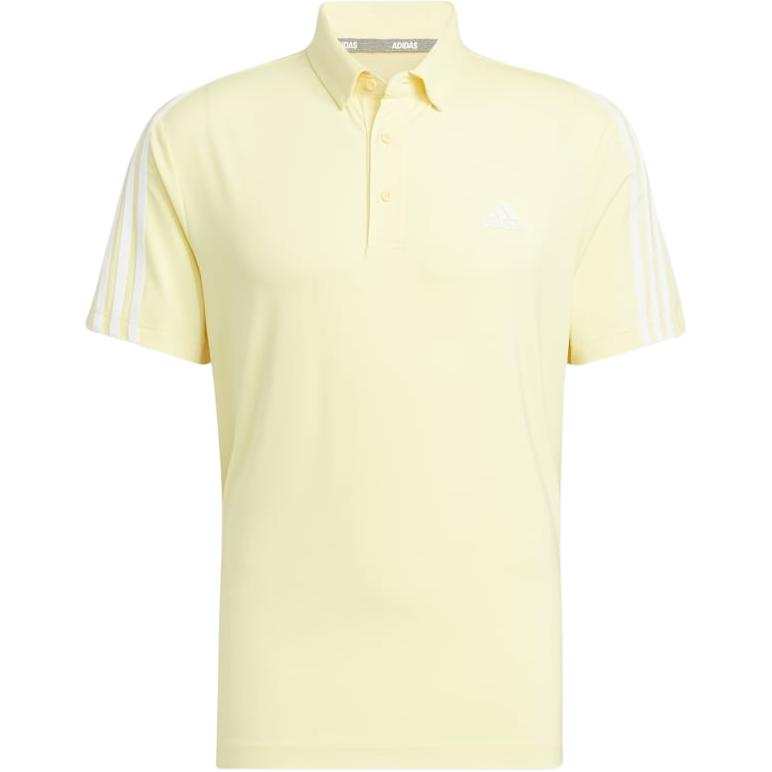 Adidas Adidas Polo Shirts Men's Yellow Polo Collar Moderate Straight Fit