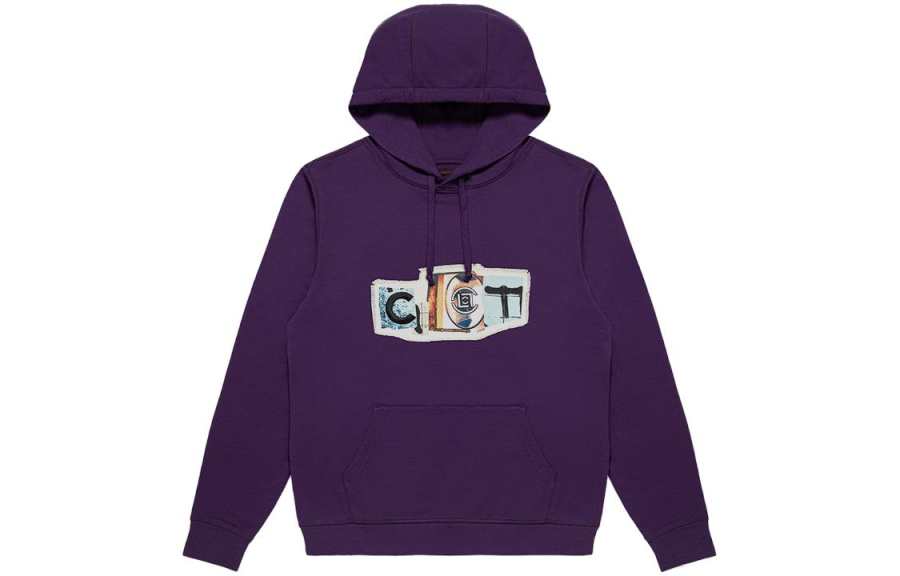 CLOT Sweatshirts Men's Purple Hooded Moderate Other