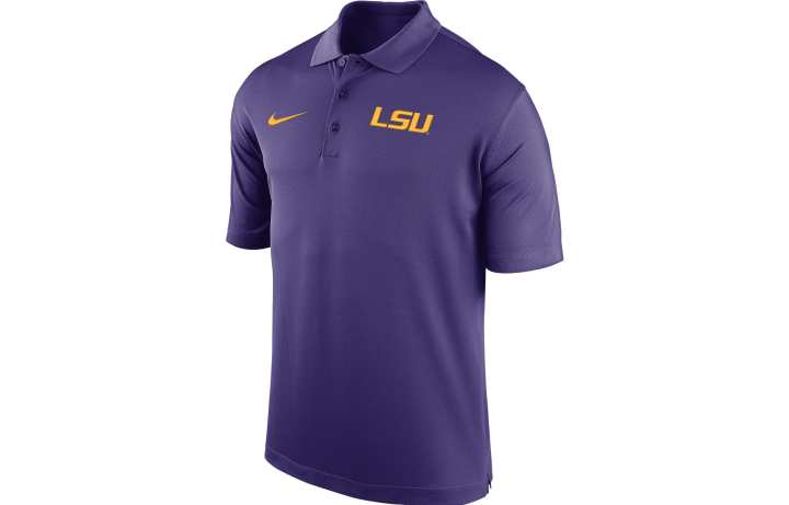 Nike Nike Polo Shirts Men's Purple Polo Collar Moderate Straight Fit
