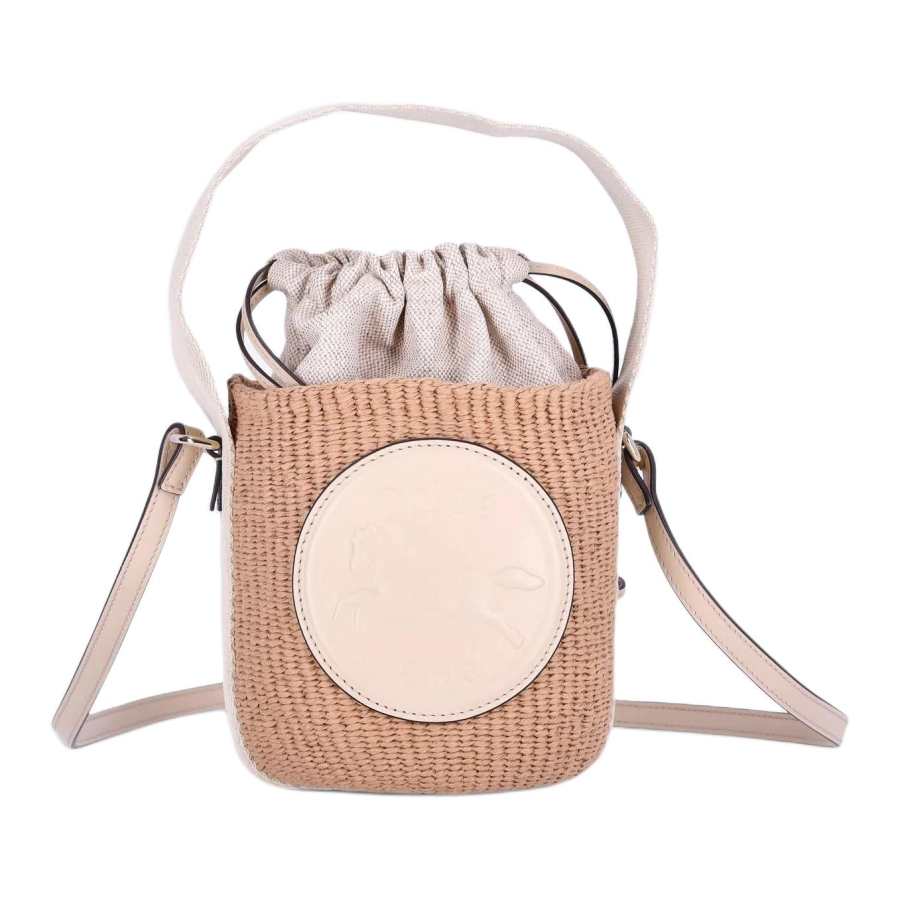Chloé Chloe Paper Bucket Bag, Shoulder Bag, Crossbody Bag, Handbag Women's Brown