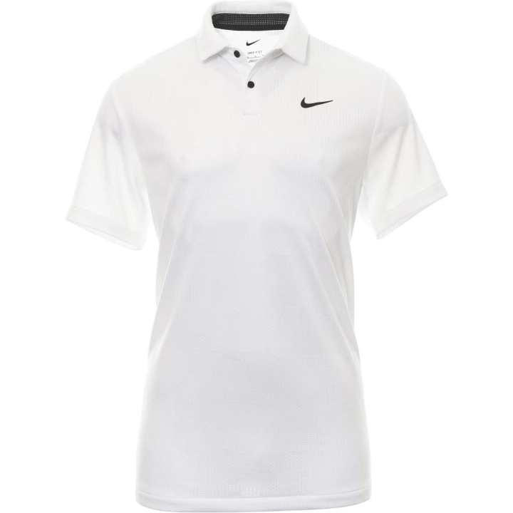 Nike Nike Polo Shirts Men's White Polo Collar Moderate Straight Fit