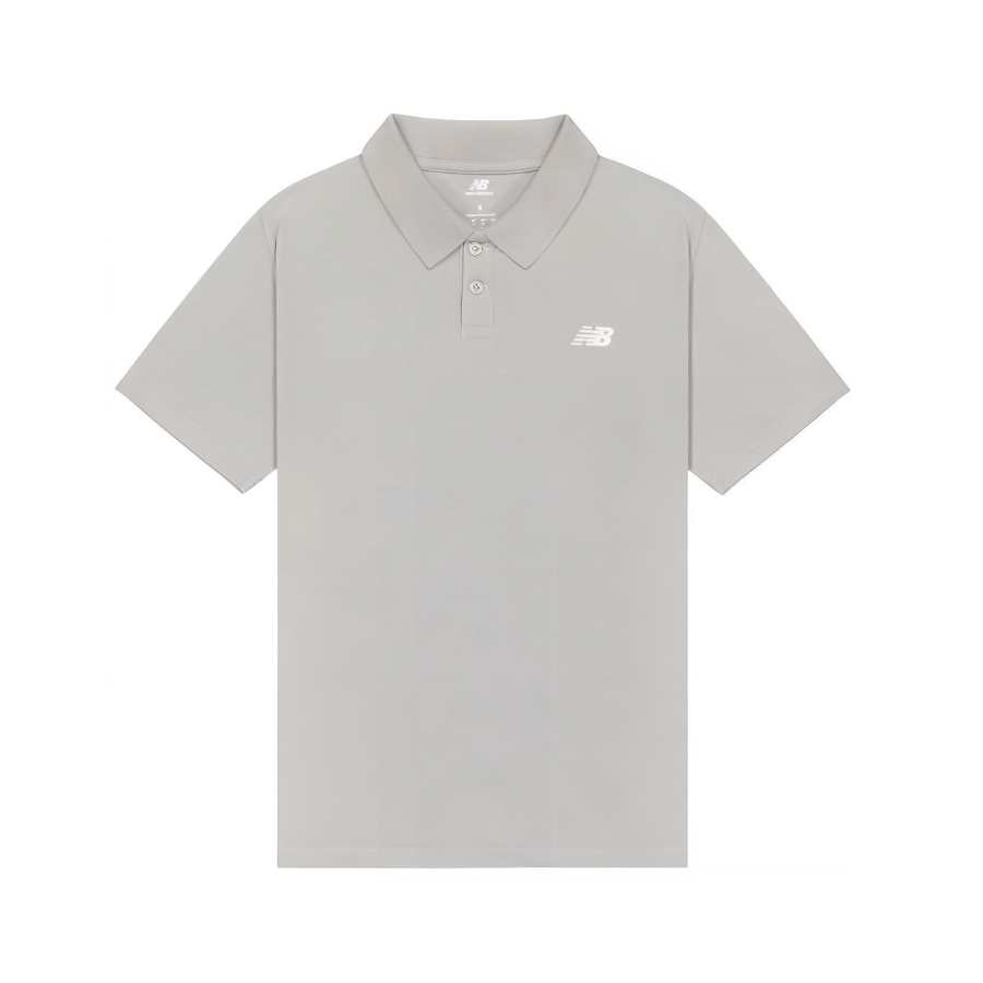 New Balance New Balance SS25 Polo Shirt Men's Gray