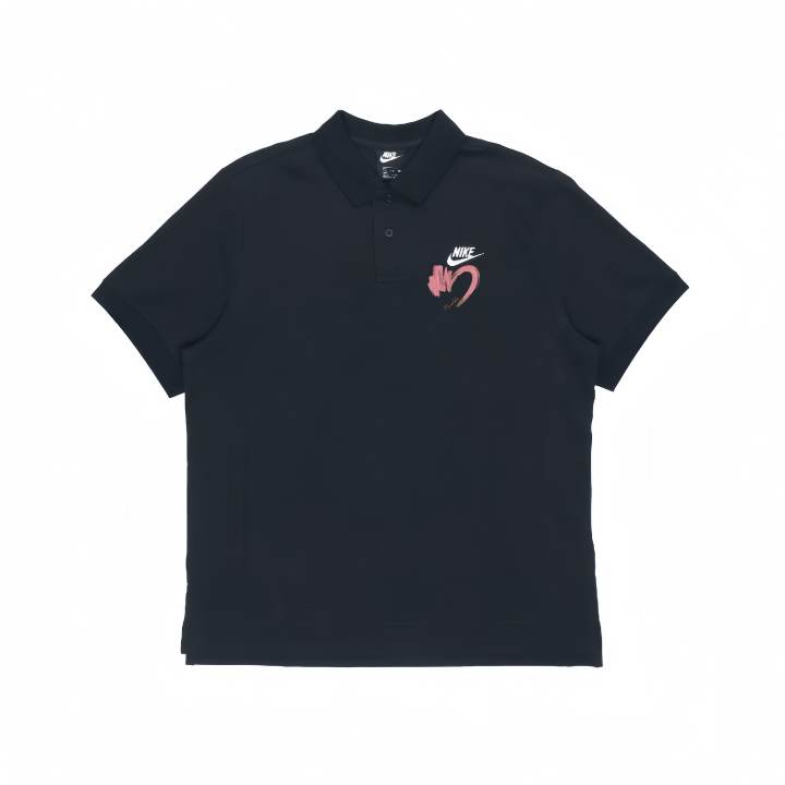 Nike Nike Polo Shirts Unisex Black Lapel Moderate