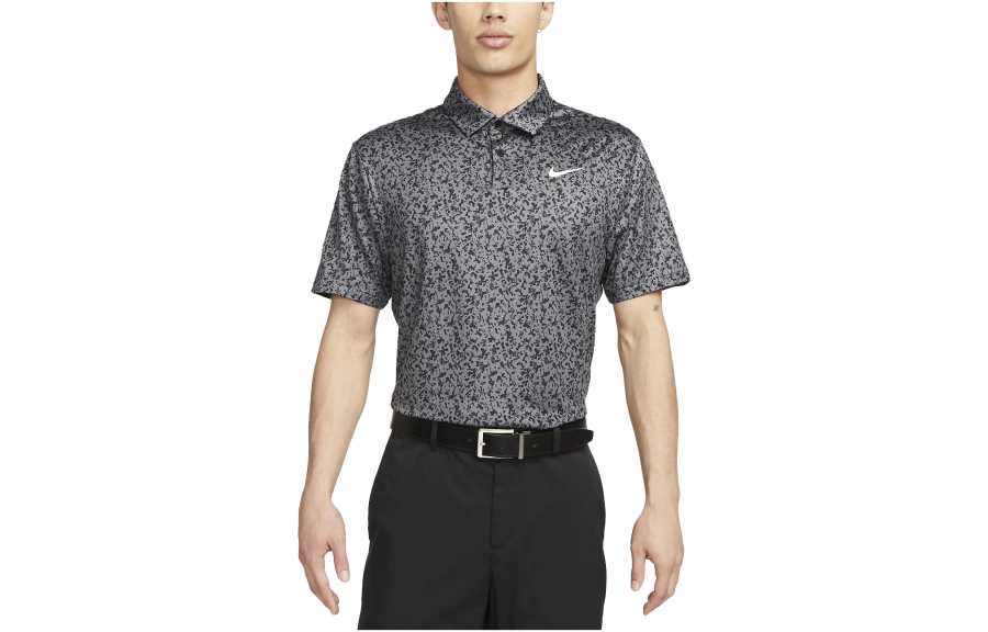 Nike Nike Polo Shirts Men's Iron Gray Polo Collar Moderate Straight Fit