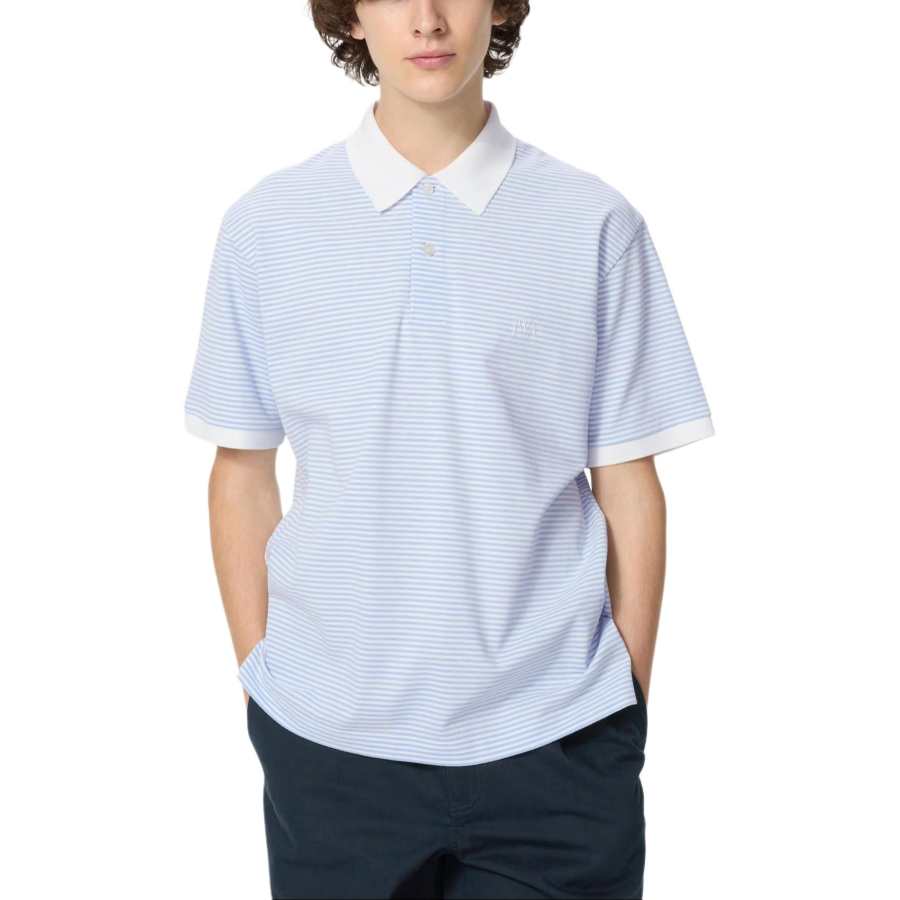 UNIQLO x JW Anderson SS25 Polo Shirt Unisex Light Blue