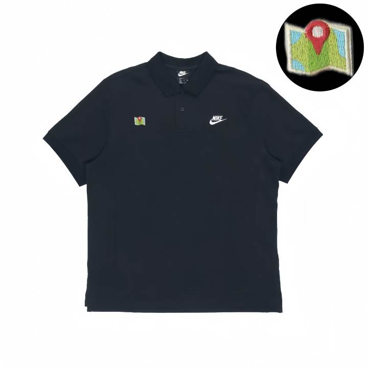 Nike Nike Polo Shirts Unisex Black Polo Collar Moderate