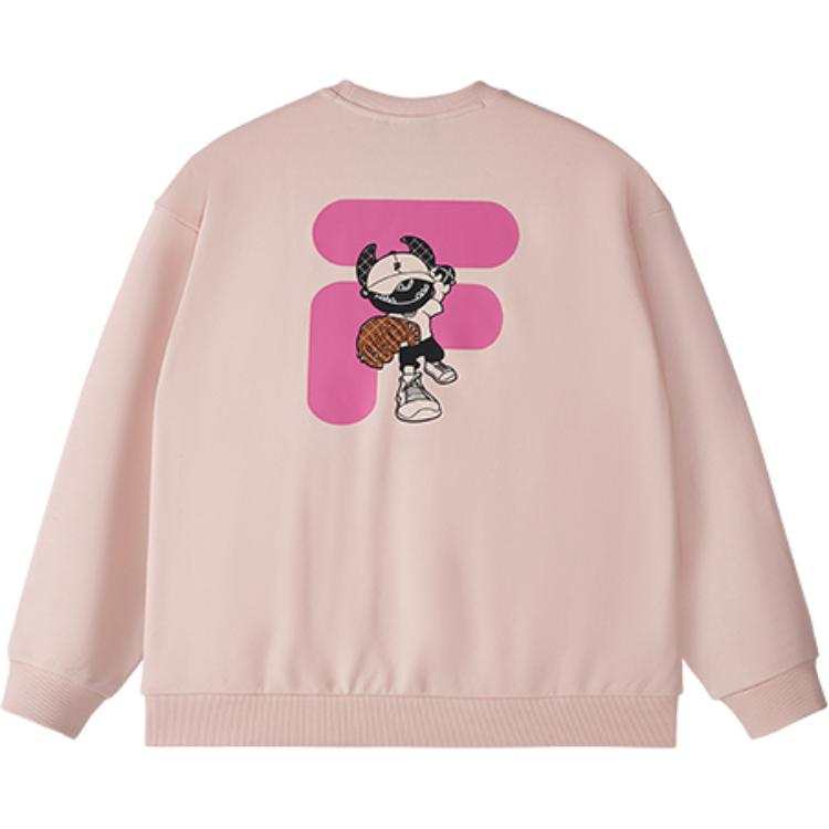 FILA FUSION Sweatshirt Unisex Berry Powder
