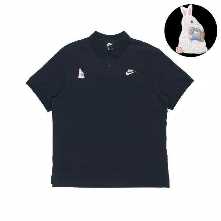 Nike Nike Polo Shirts Unisex Black Polo Collar Moderate