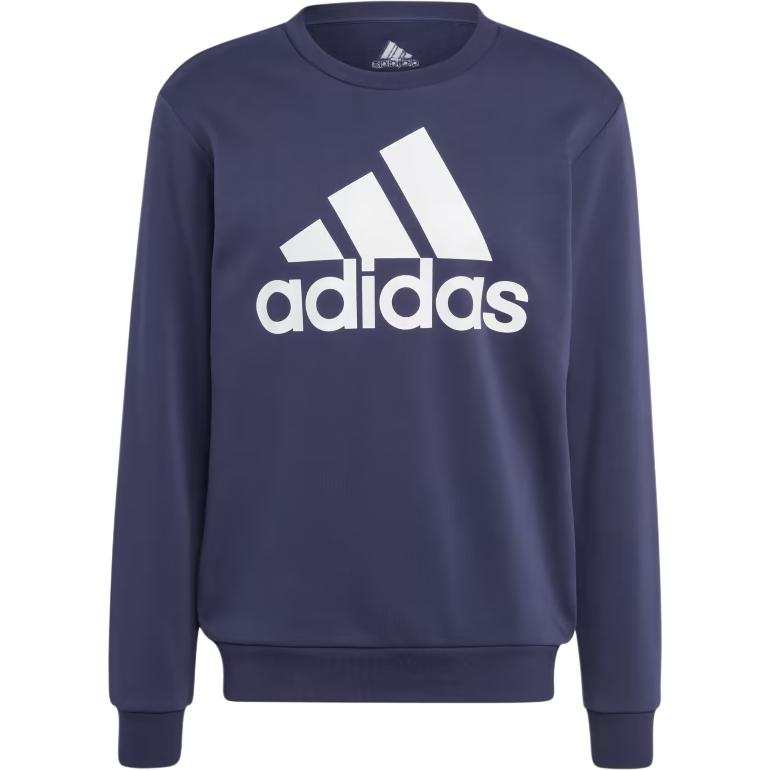 Adidas Adidas Essentials Fleece Big Logo Sweatshirt Men's Blue