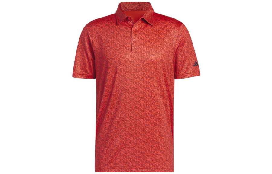 Adidas Adidas Ultimate365 Polo Shirts Men's Red Polo Collar Moderate Other