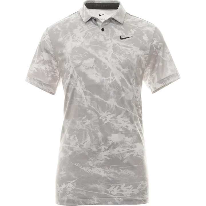 Nike Nike Polo Shirts Men's White Gold Polo Collar Moderate Straight Fit