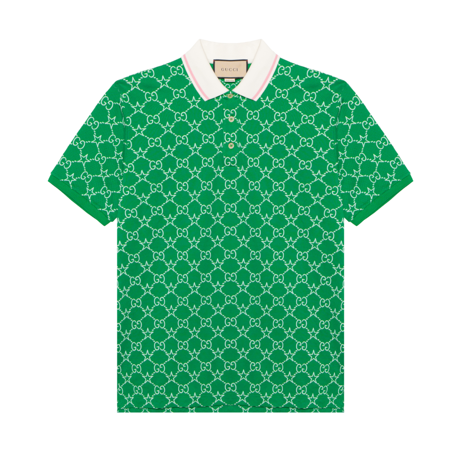 GUCCI FW22 Polo Shirt Men's Green