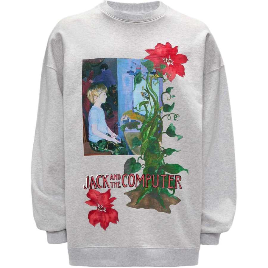 Jw Anderson graphic-print crew-neck sweatshirt