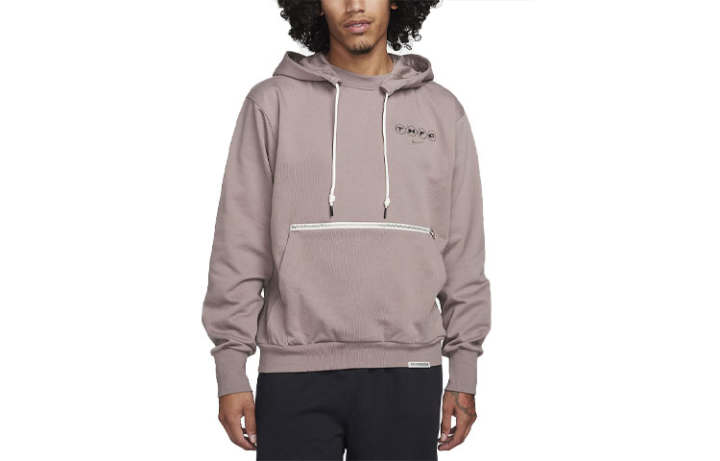 Nike Nike Sweatshirts Men's Khaki Hooded Moderate Regular