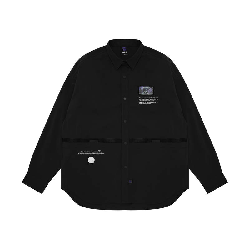 Aape Logo Print Long-sleeved Shirt